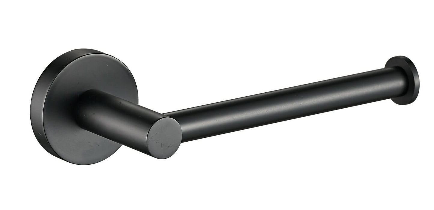 Otus L-Shaped Toilet Roll Holder - Matt Black