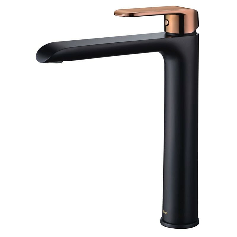 IKON-Kara Matt Black Highrise Basin Mixer