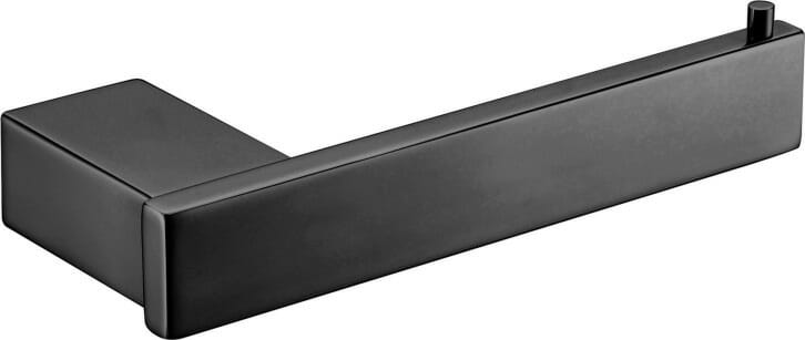 Rosa Toilet Roll Holder - Matt Black