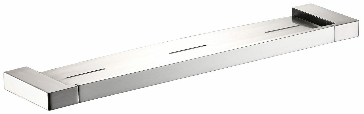 Ceram Cosmetic Shelf - Brushed Nickel