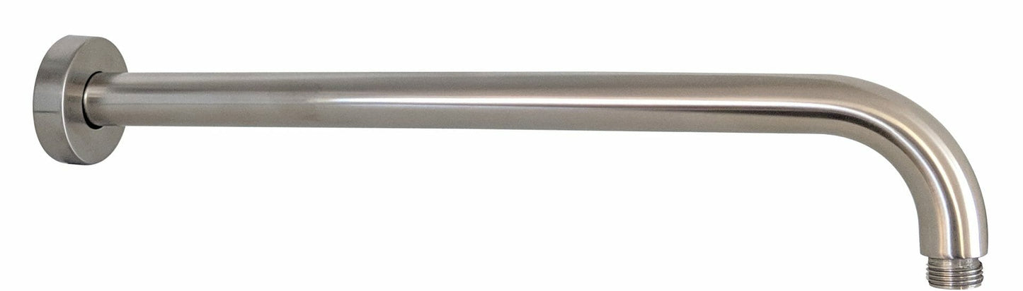 Round Horizontal Wall Shower Arm - Brushed Nickel