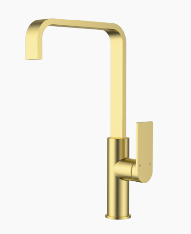 Ruki Sink Mixer Brushed Gold Lead Free