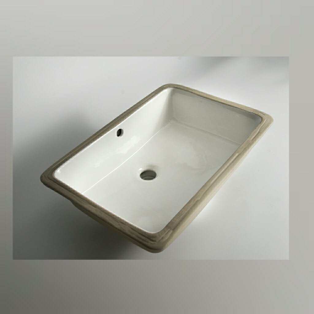 Fine Ceramic Gloss White Undermount - 530x370x180mm
