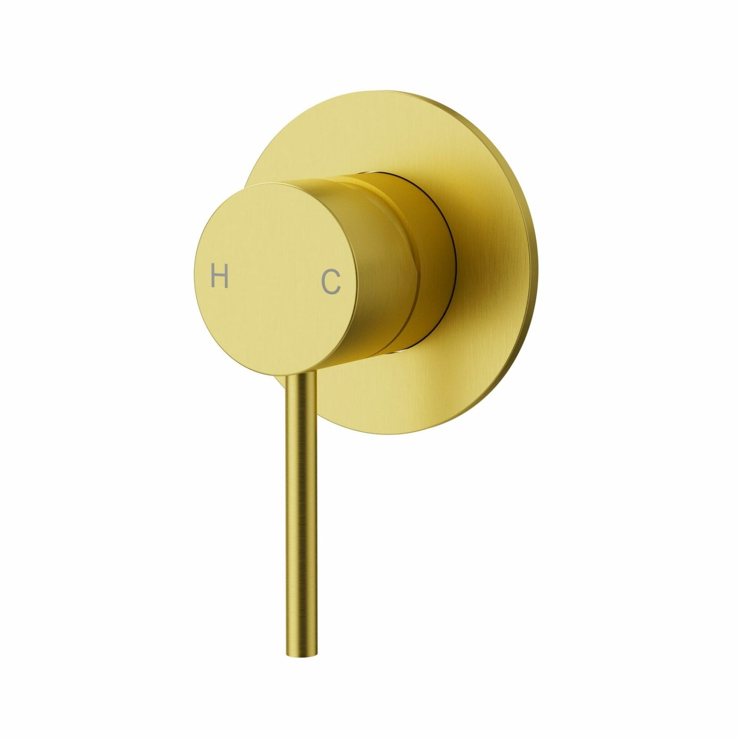 Otus Slimline Stainless Steel Wall Mixer Trim Kits - Brushed Gold