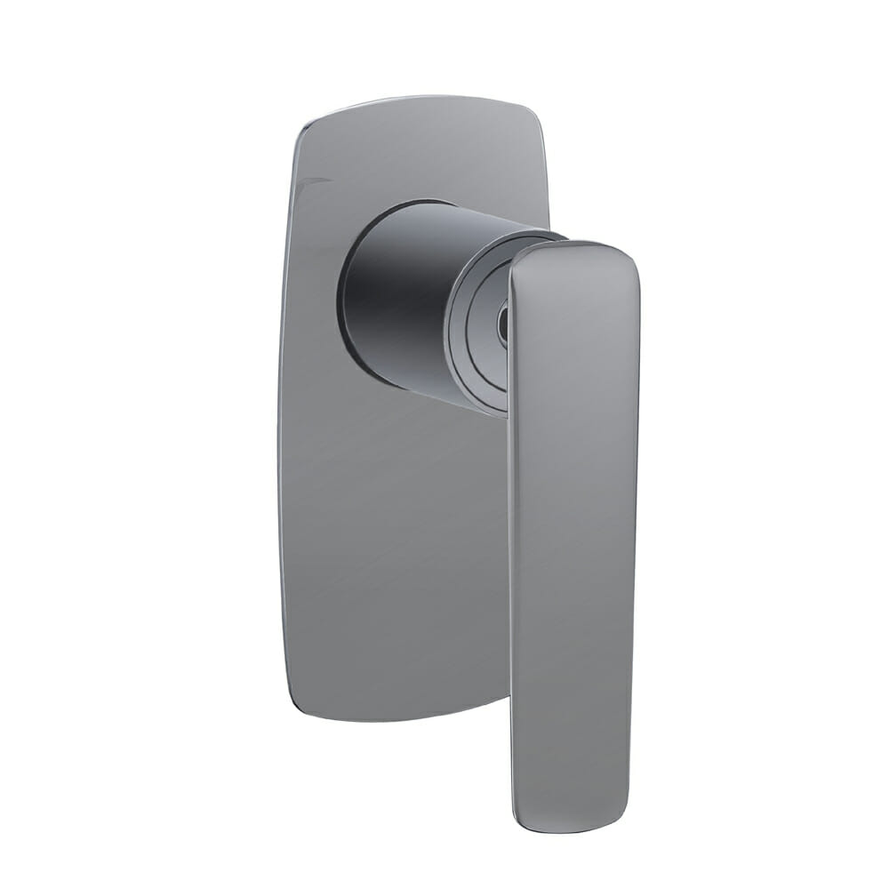 Brushed Nickel Wall Mixer Brass