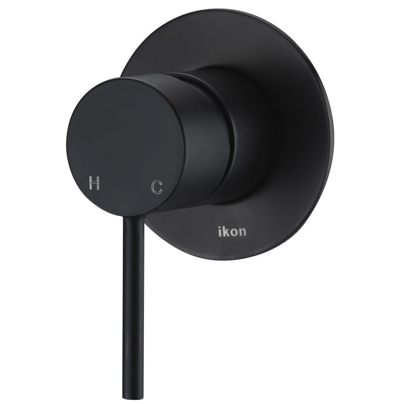 IKON-Hali matt black wall Mixer