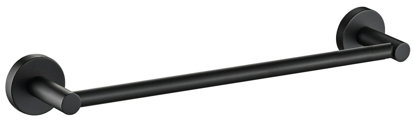 Otus Single Towel Rail 350mm - Matt Black