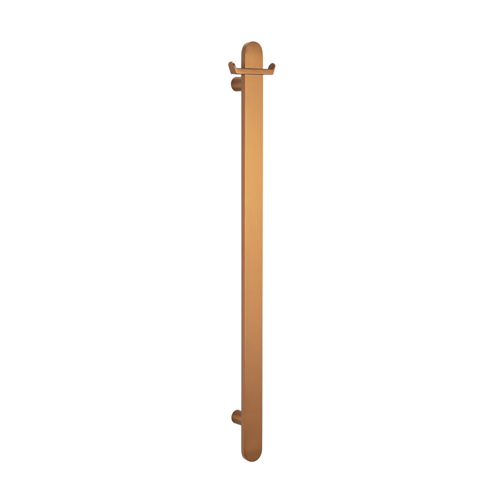 Radiant VERTICAL FLAT BAR HOOK BRUSHED BRONZE