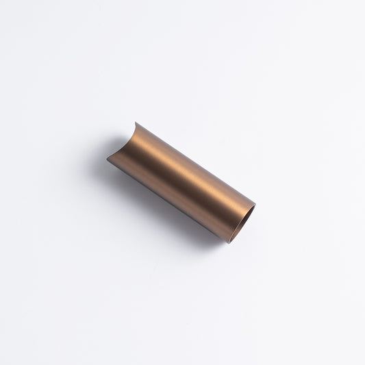 Radiant Brushed Bronze round tube leg 70mm