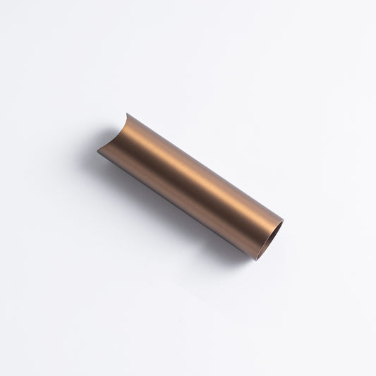 Radiant Brushed Bronze round tube leg 90mm