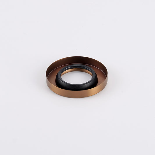 Radiant Brushed BronzeVertical towel rail (round & flat) Cover Plate
