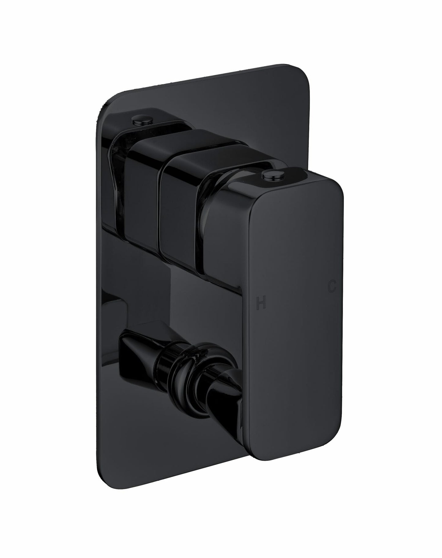 Nova Wall Mixer With Diverter - Matt Black