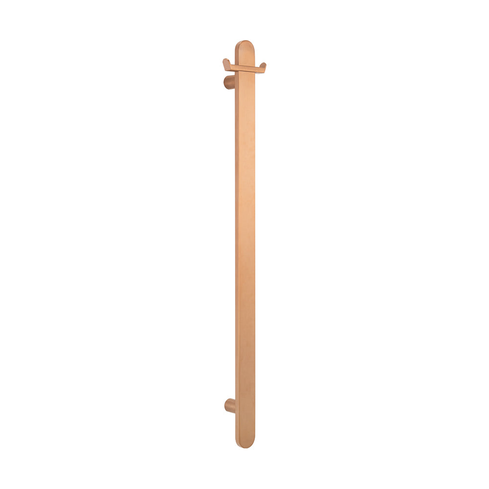 Radiant VERTICAL FLAT BAR HOOK BRUSHED COPPER