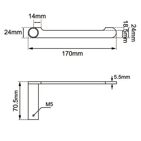 RUSHY Series Gun Metal Grey Toilet Paper Holder