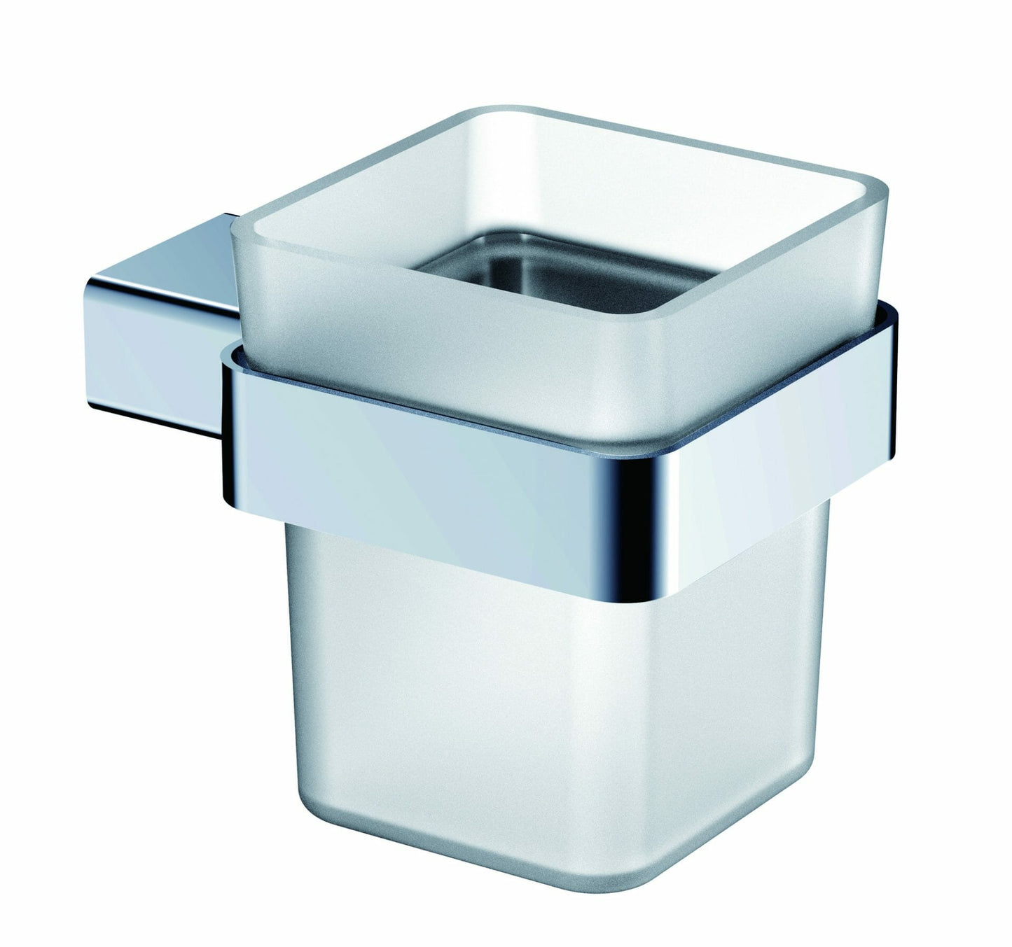Aiko Square Tumbler Holder - Chrome