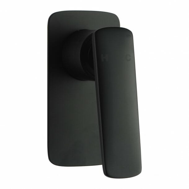 Black Shower Wall Mixer