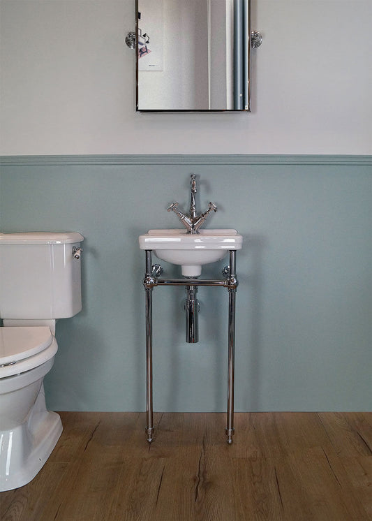Claremont 38 x 31 Chrome Basin Stand - 3TH