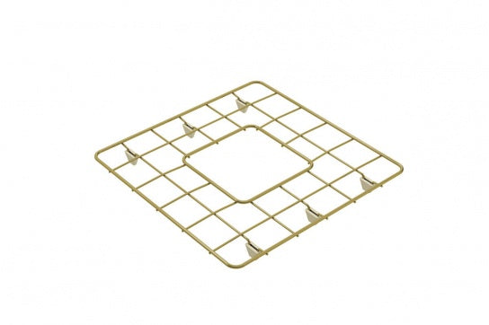 Cuisine 46x46 Stainless Steel Grid - Brushed Brass