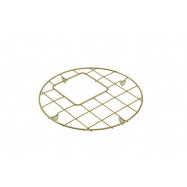 Cuisine Round 47x47 Stainless Steel Grid - Brushed Brass