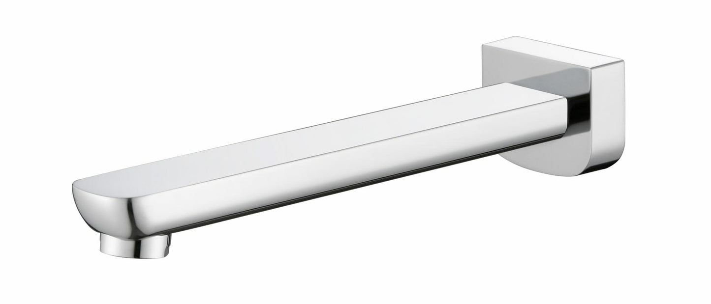 Eden Bath Spout 200mm - Chrome