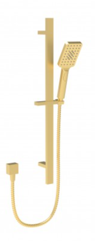 Eden Rail Shower Brushed Gold