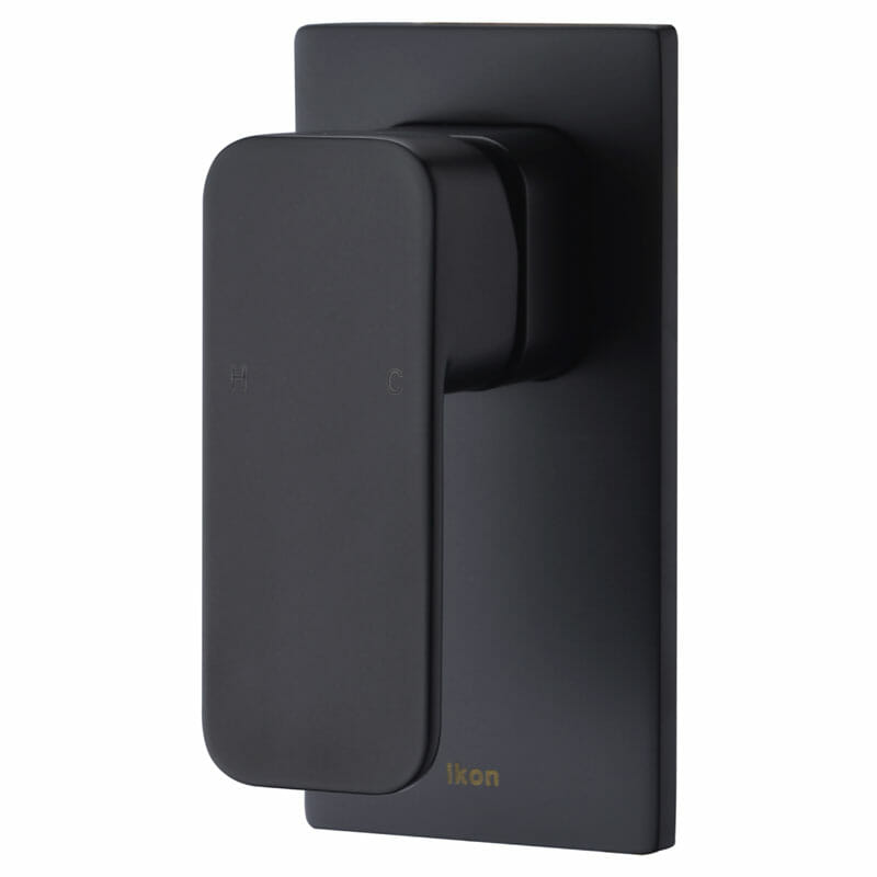 Seto Matte black Wall Mixer