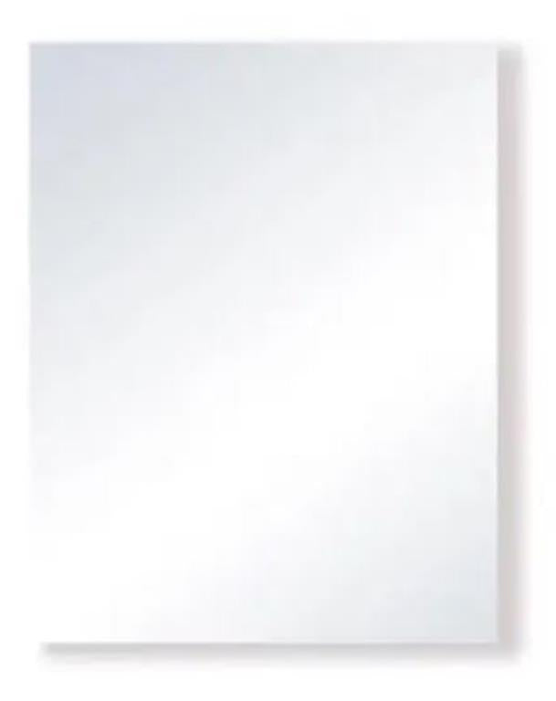 Pencil edge plain Frameless mirror With brackets Size: 600*750mm