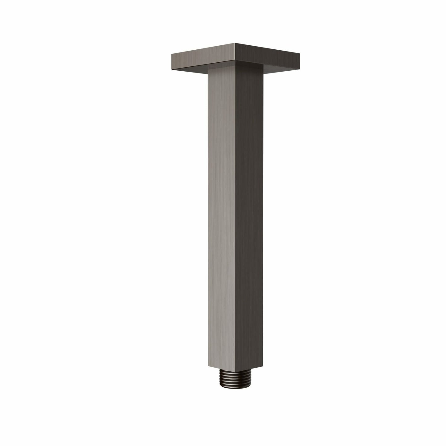 Square Vertical Shower Arm - Brushed Nickel