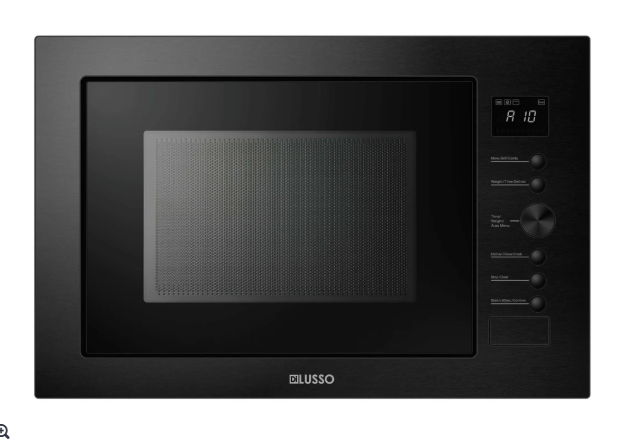 34L Built in Microwave Oven with Grill - 1000W microwave + 1100W grill, black metal trim, New, Avail Feb 25