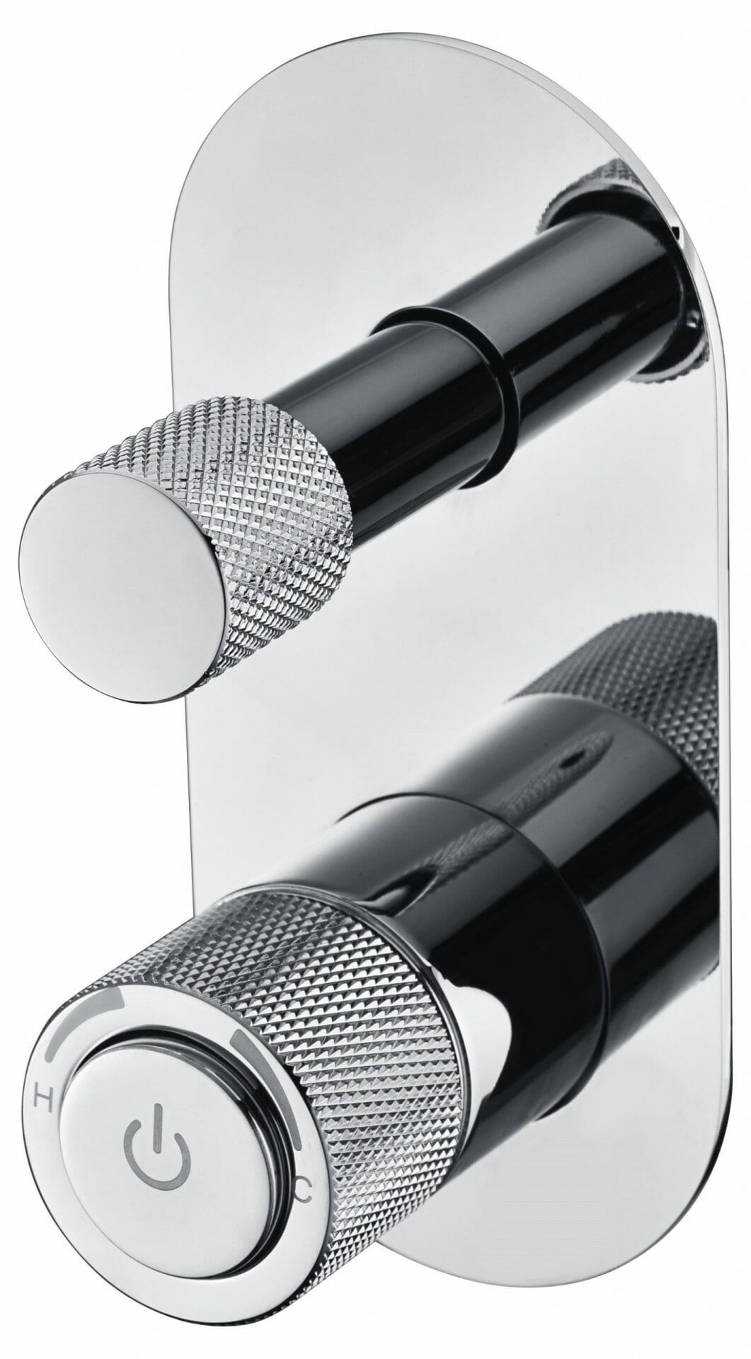 Push Diverter Mixer - Chrome