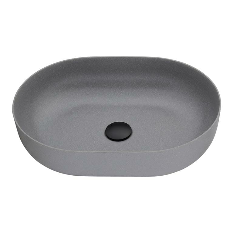 508mmx361mm Above Counter Basin Quartz - Matte Green
