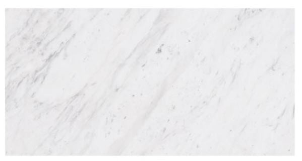900mmx460mm Stone Top - Carrara White Quartz