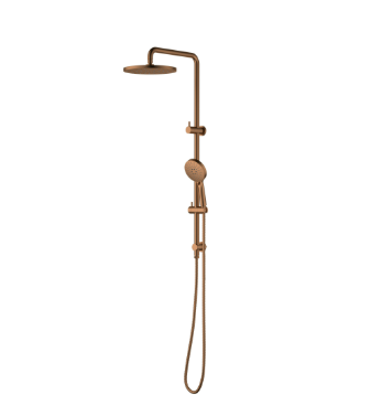 Otus Round Multi-function Shower Set Brushed Gold 250mm