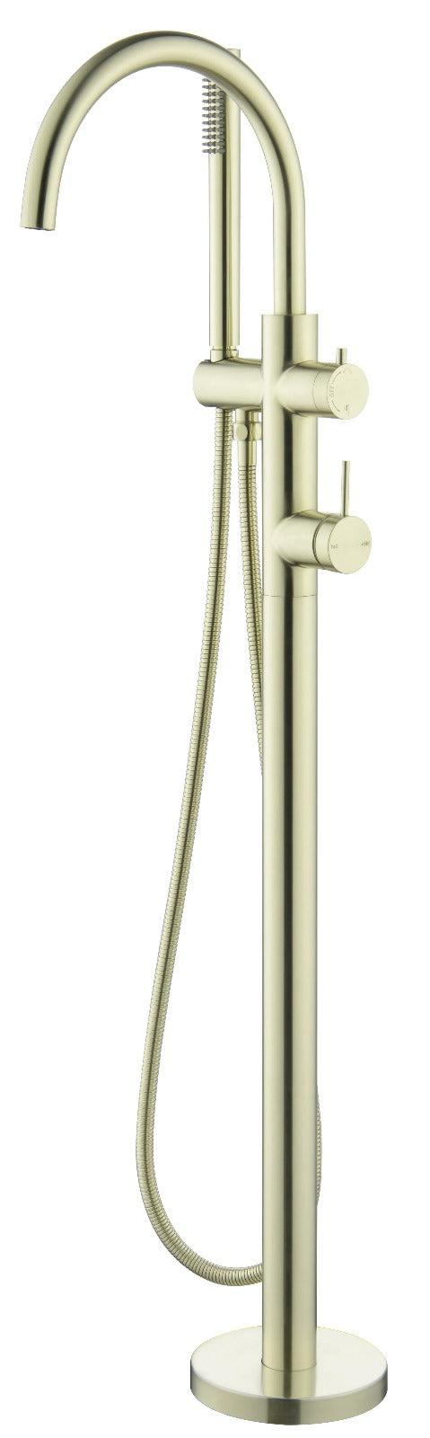 Mica Freestanding B/Spout - Mixer W/Hpiece - French Gold