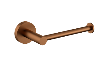 Otus Slimline Toilet Paper Holder In Brushed Copper