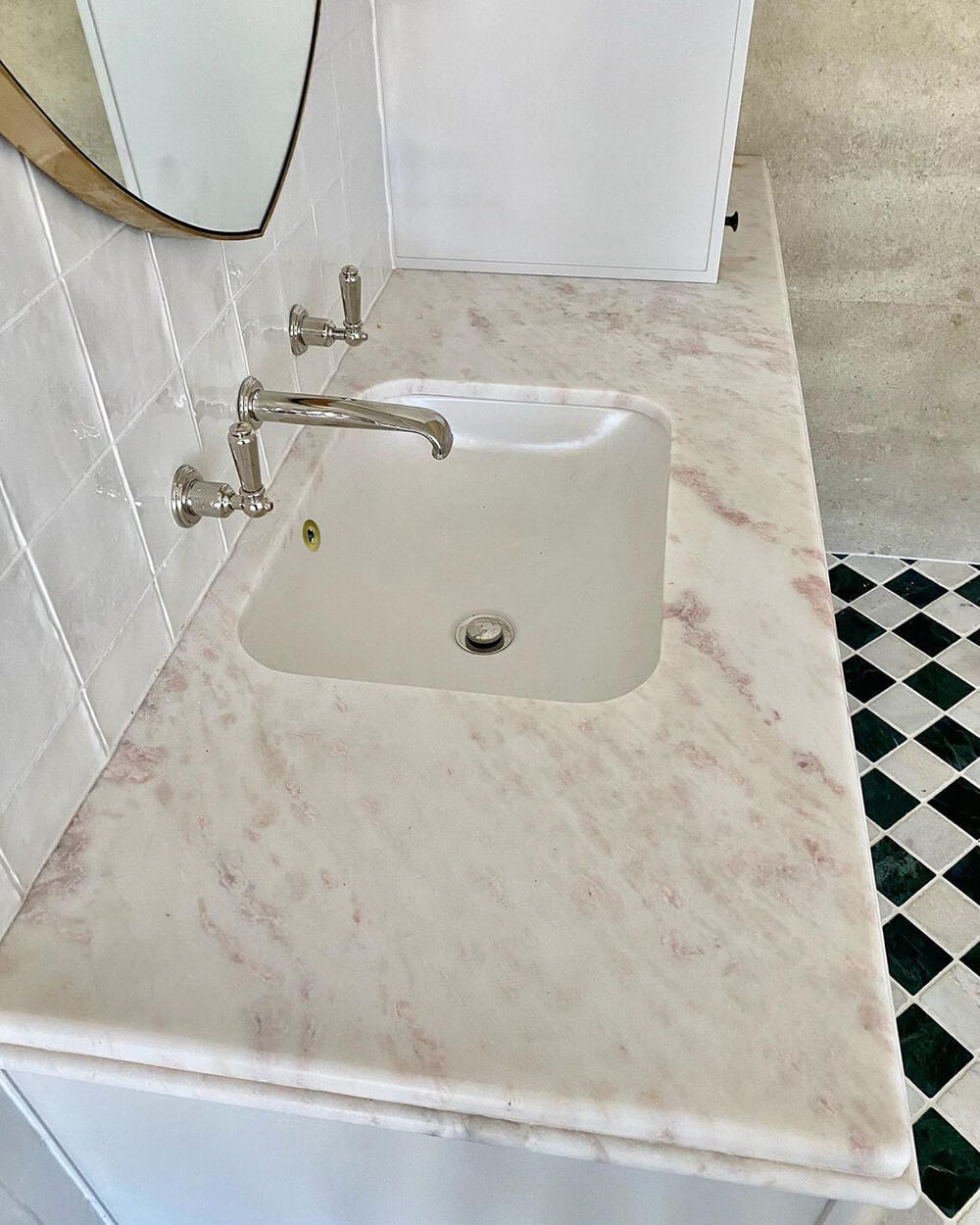 Large Overflow Ring - Brushed Brass