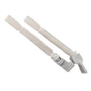 Set of Two Rods with Hinged Ends to Secure R&T Flush Plate