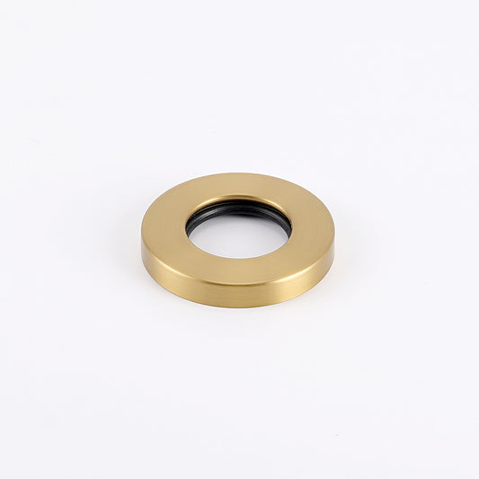 Radiant Brushed Gold Vertical towel rail (round & flat) Cover Plate