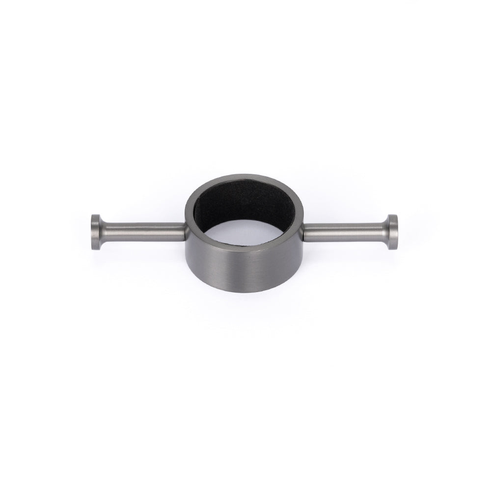 Radiant Vertical Towel Rail Hook for Vertical HEATED Bar Gunmetal