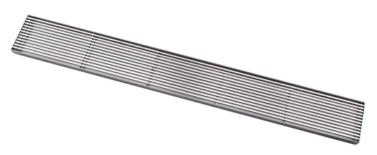 3000mm DIY 304 Grade Stainless Steel/Chrome Grill Floor Waste - No Cut