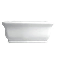 Kirkham 160 x 85 TitanCast Bath - Gloss White - Overflow
