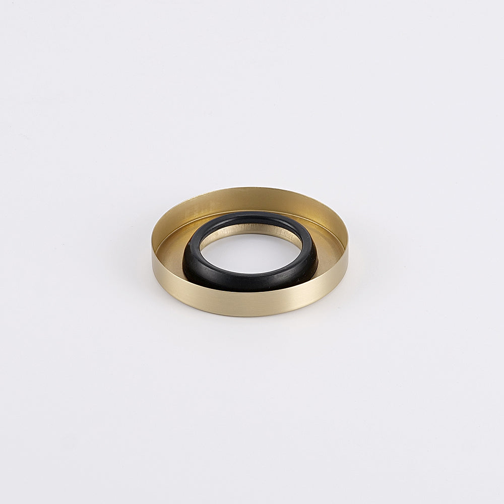 Radiant Light Gold Vertical towel rail (round & flat) Cover Plate