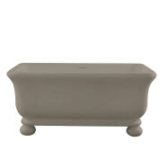 Kirkham 160 x 85 TitanCast Solid Surface Freestanding Bath with Ball Feet - Special Finish