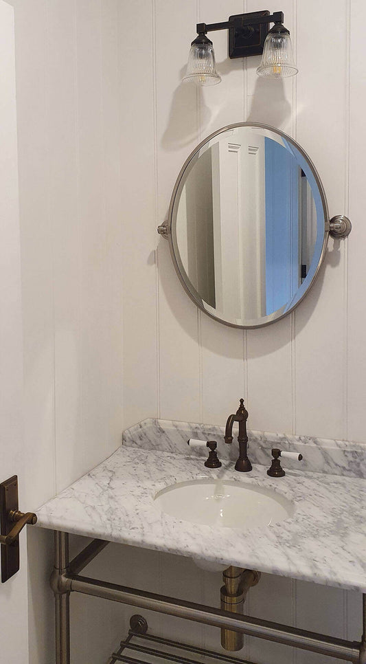Mayer Oval Mirror - Chrome