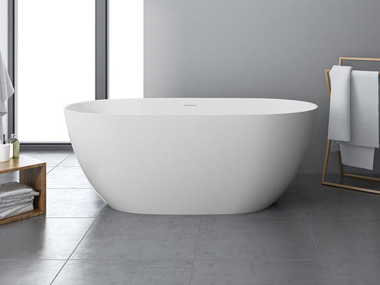Narva 160 x 74 MagnaCast Free Standing Bath – Matte White