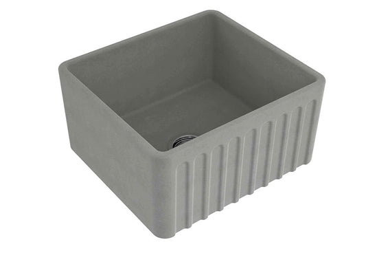 Novi 50x46 Fireclay Butler Sink - Concrete Look