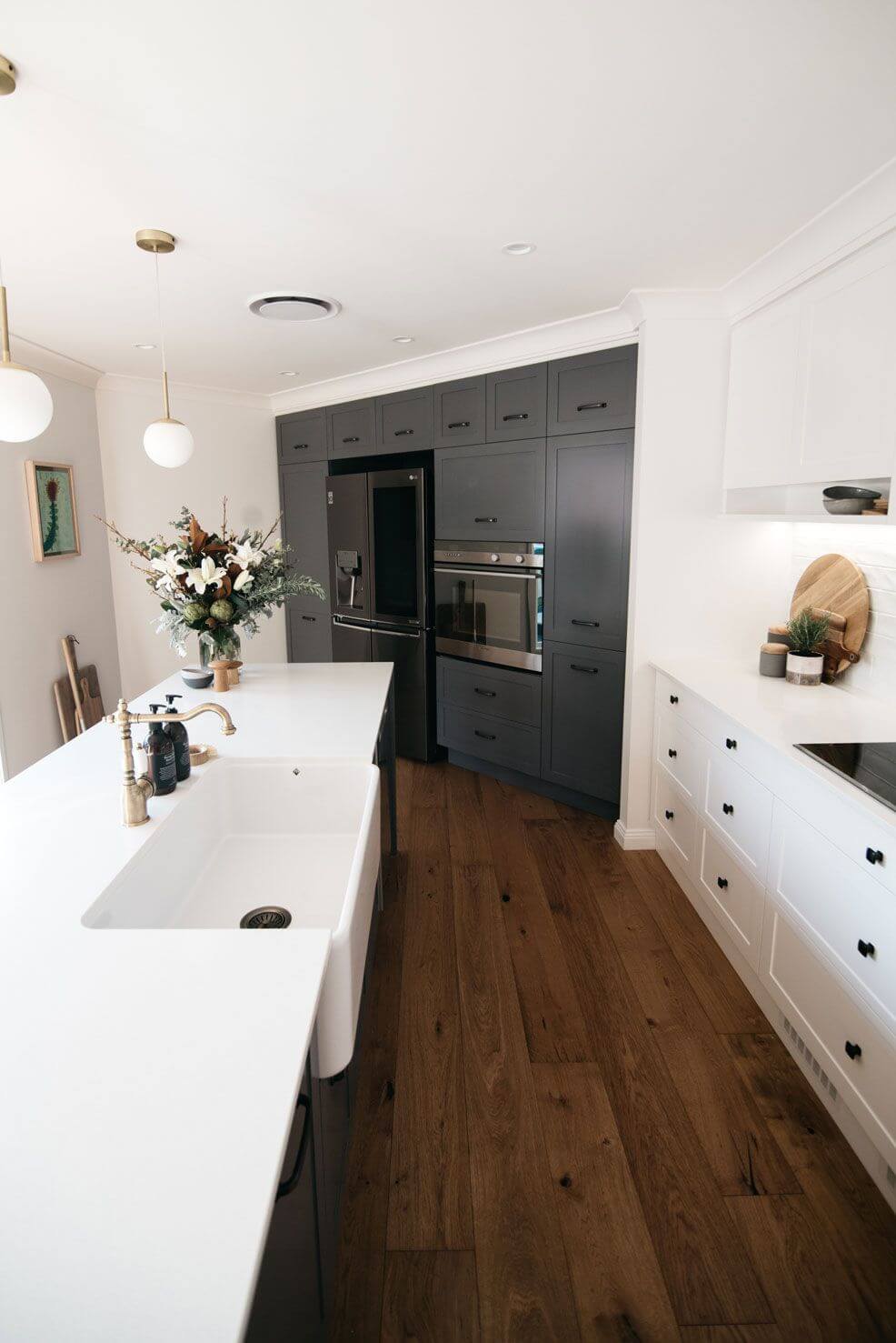 Novi 75x46 Fireclay Butler Sink - Gloss White