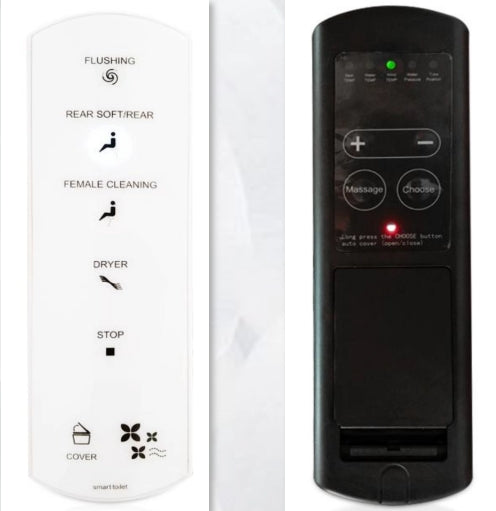 Smart Toilet - Cover Sensing - Male/Female Cleaning