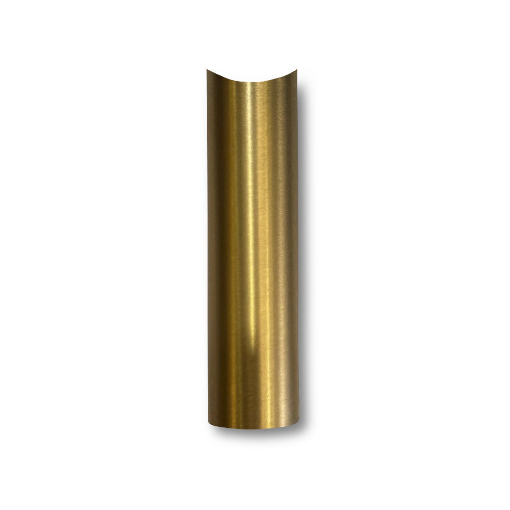 Radiant Brushed Gold round tube leg 70mm