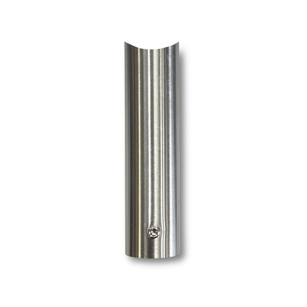 Radiant Polished round tube leg 70mm